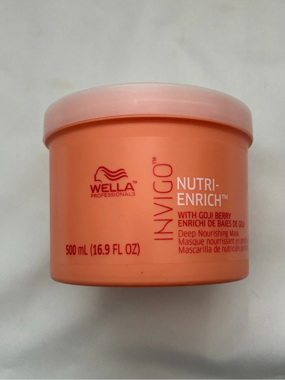 Wella Invigo Nutri-Enrich Hair Mask - Peach/Coral